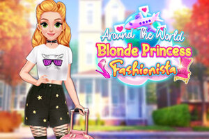 Around The World: Blonde Princess Fashionista
