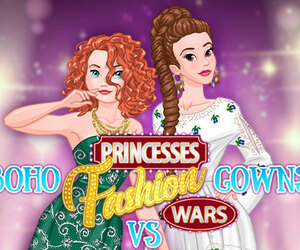 Princesses Fashion Wars Boho vs Gowns