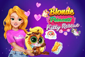 Blonde Princess Kitty Rescue