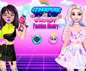 Cyberpunk Vs Candy Fashion Rivalry
