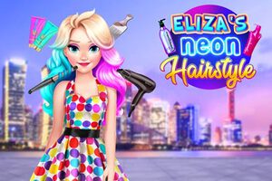 Eliza's Neon Hairstyle