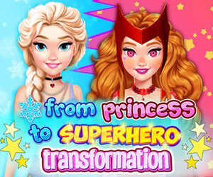 From Princess To Superhero Transformation