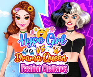 Hype Girl vs Drama Queen Fashion Challenge