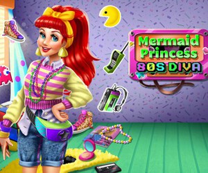 Mermaid Princess 80s Diva