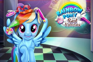 Rainbow Pony Real Haircuts