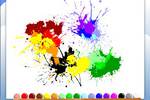 ხატვა საღებავის ბურთებით