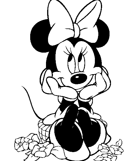მიკი მაუსი - მეოცნებე მინი ყვავილებთან